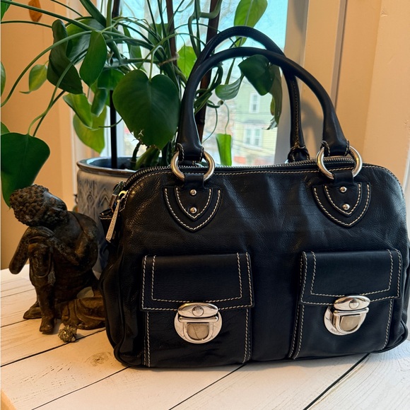 Marc Jacobs Handbags - Marc Jacobs | Black Vintage Blake Shoulder Bag, Made in Italy